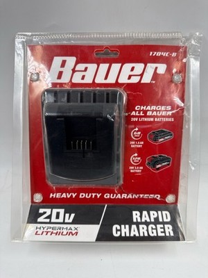 BAUER Tools 20V Rapid Charger 1704C-B   Open Package (MI1075331)
