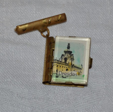 Wanderabzeichen Urlaubsandenken Anstecknadel Leporello Dresden um 1955