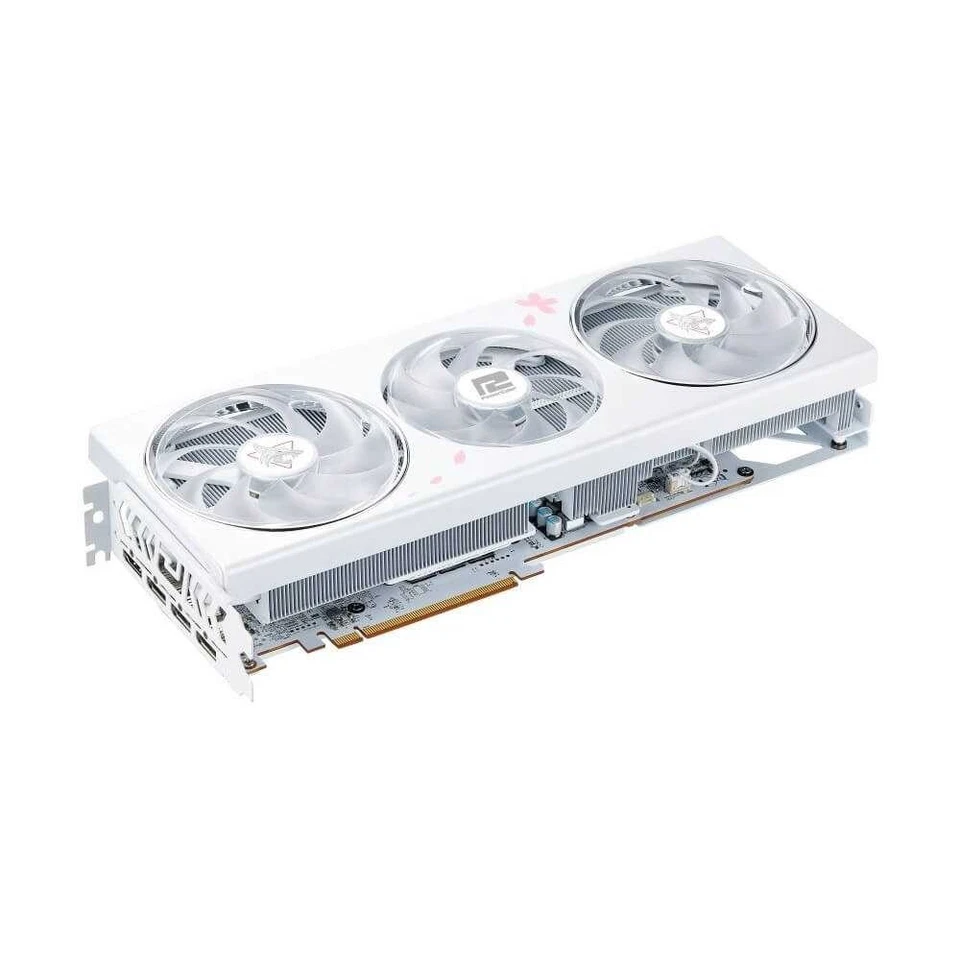 PowerColor Hellhound Sakura AMD RX 7800 XT 16G GDDR6 White/Pink GPU Limited JPN - Image 4 of 4