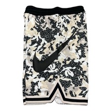 Nike DNA Big Kids' Basketball Shorts Black White Geometric Camo Size Large