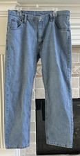 Men's Wrangler Premium Quality Blue Jeans 36 X 30