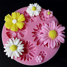 3D Flower Silicone Molds Fondant Craft Cake Candy Chocolate Sugarcraft Ice Pastr
