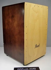 Pearl Primero CAJON Box Drum in Dark Gypsy Brown with Asiatic Pine Face