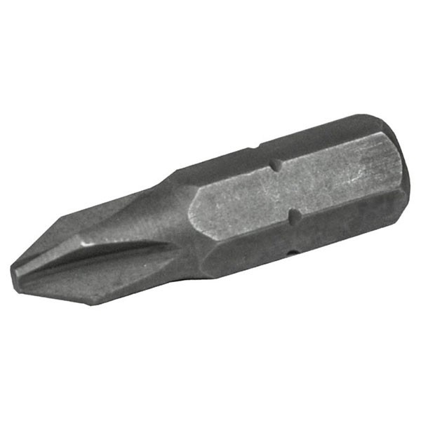 Faithfull Phillips S2 Grade Steel Screwdriver Bits PH3 x 25mm (Pack 3)