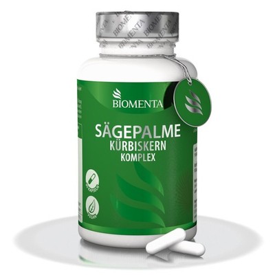 [340,70 /1kg] Kürbiskern Sägepalme Prostata Pflanzlich Männer BIOMENTA 90 St.