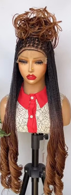Einzigartige geflochtene französische Locken Perücke volle Länge Full Lace Wig Vorbestellung