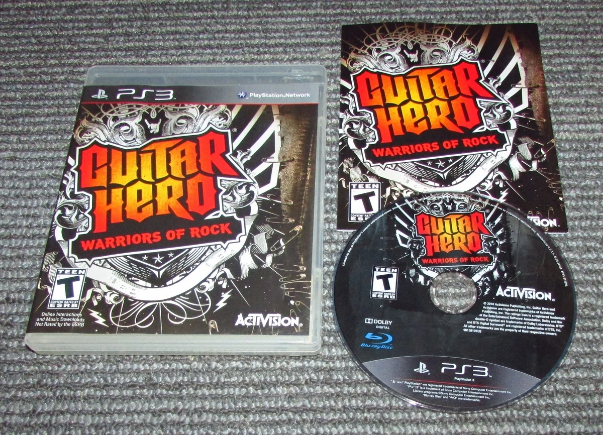 Guitar hero warriors of rock de segunda mano