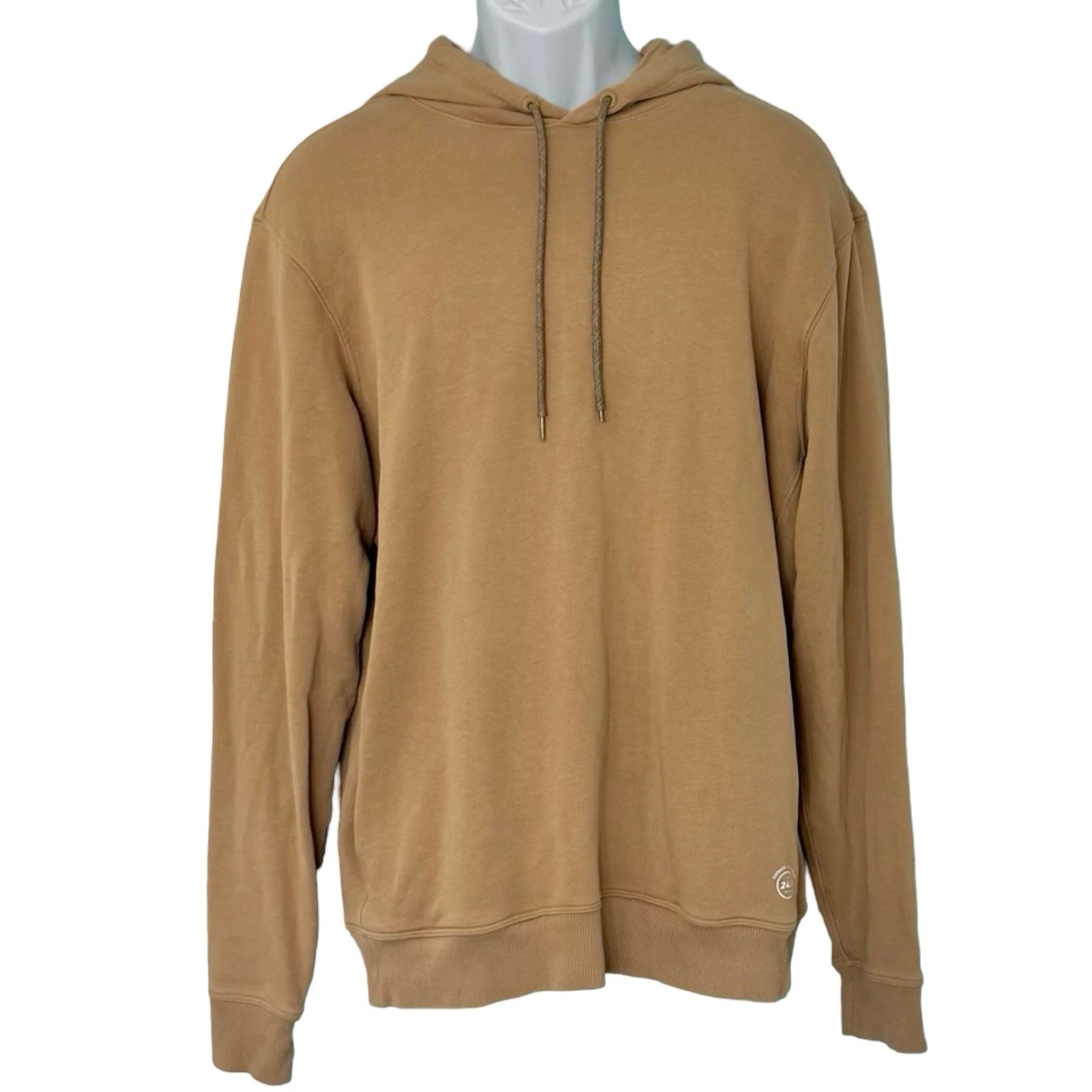 Allbirds Tan Beige Hoodie Organic Cotton Hemp Tencel Sweatshirt Unisex Size L