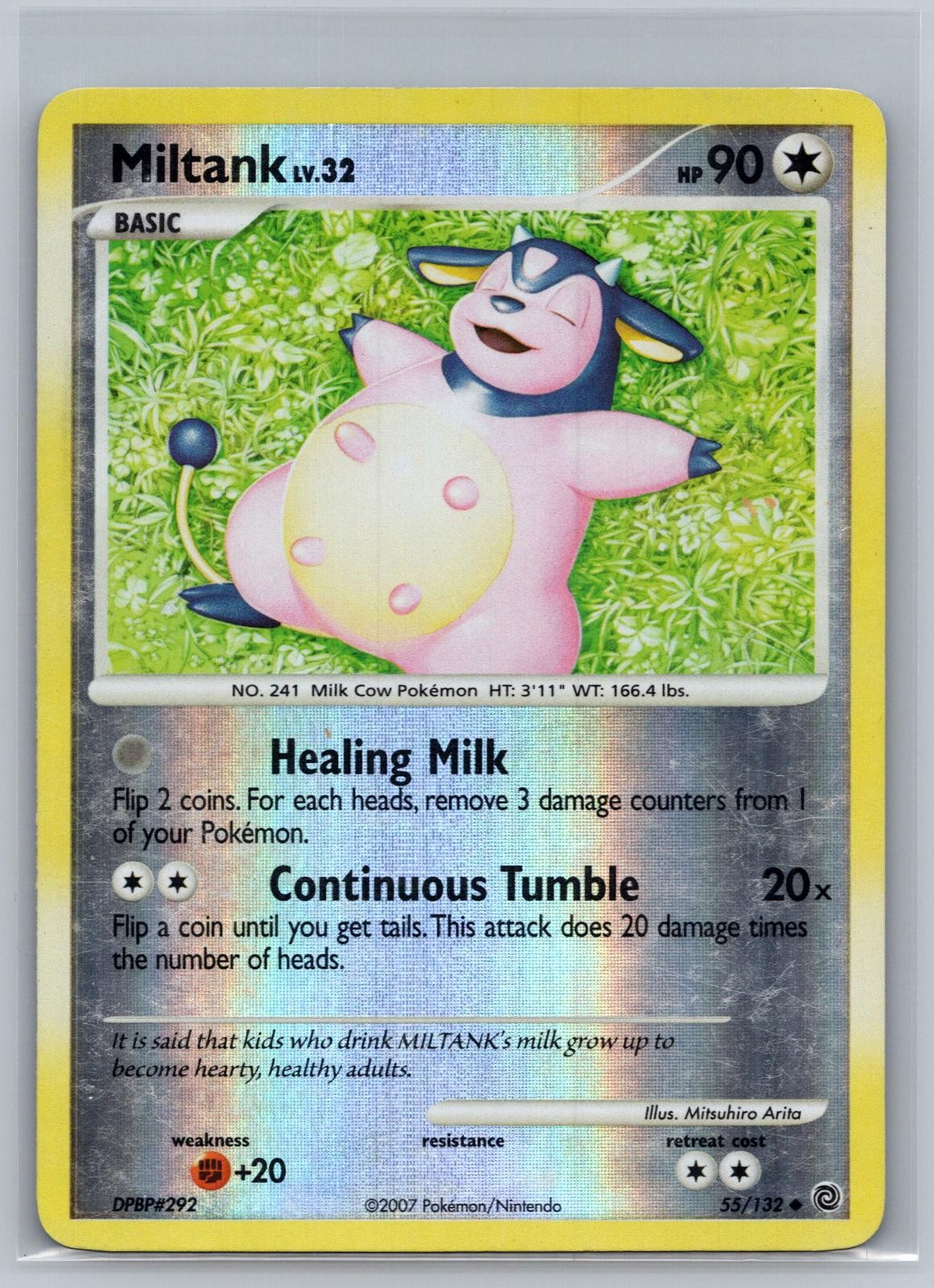 Miltank 55/132 Uncommon Secret Wonders Pokemon Reverse Holo Lightly Played