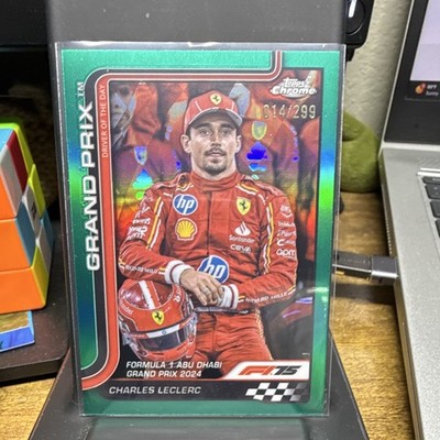 Topps 2025 Chrome Formula 1 Charles Leclerc Grand Prix Green #145 /299