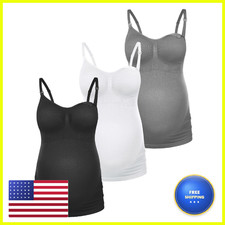 Hofish Support Nursing Tank Tops For Breastfeeding Comfort Stretch Non Padded