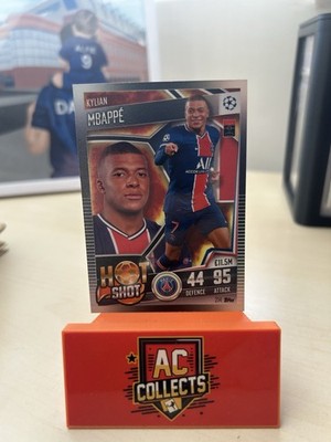 Kylian Mbappe 2020/21 Topps Match Attax Hot Shot #214 PSG Real Madrid (99)