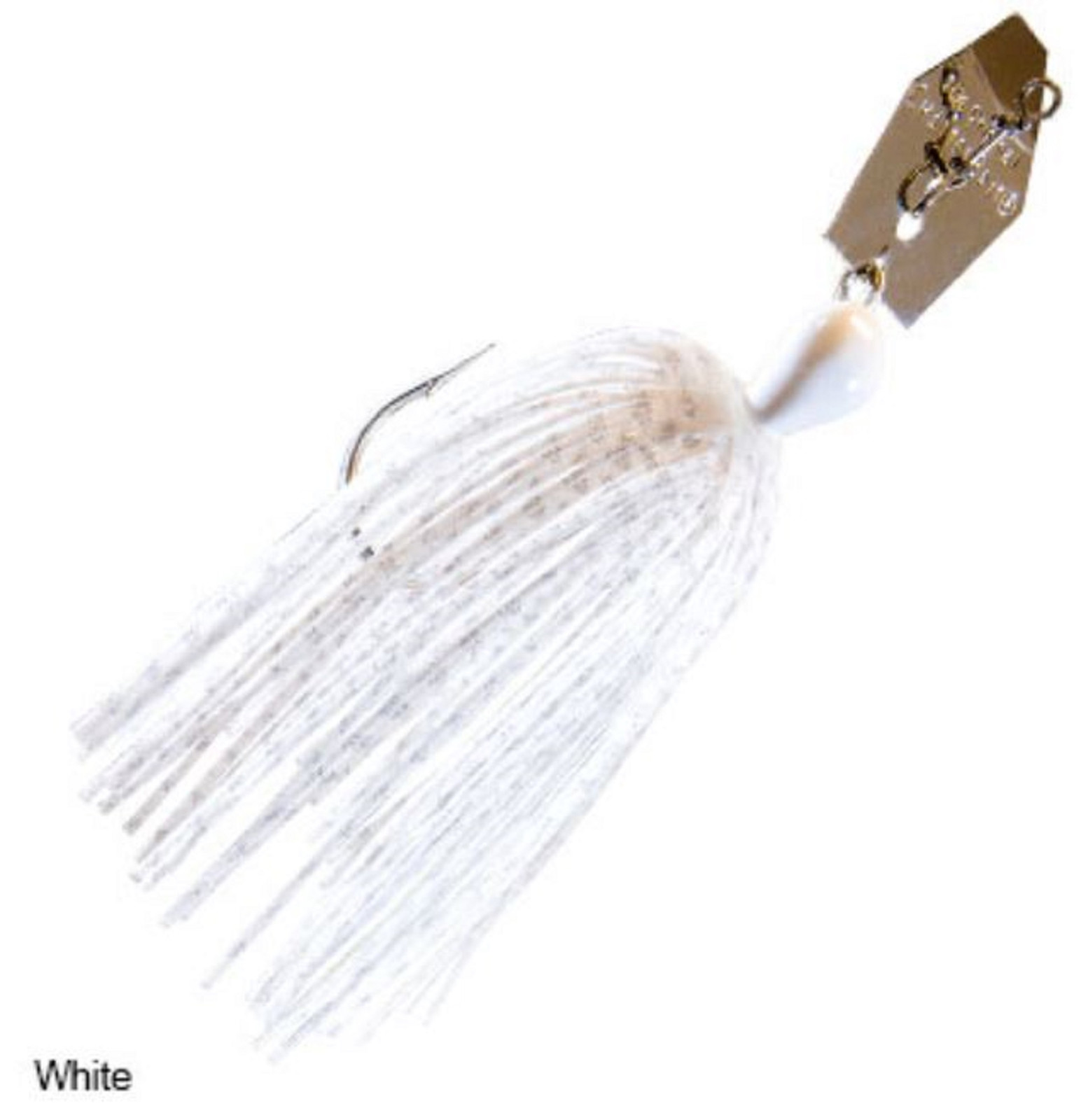 Zman Chatterbait 1/4 oz Sinking Lure White (0010) - Image 5