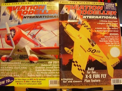 2 X AMI AVIATION MODELLER INT MAGS AEROMODELLER MODEL AIRCRAFT 2000