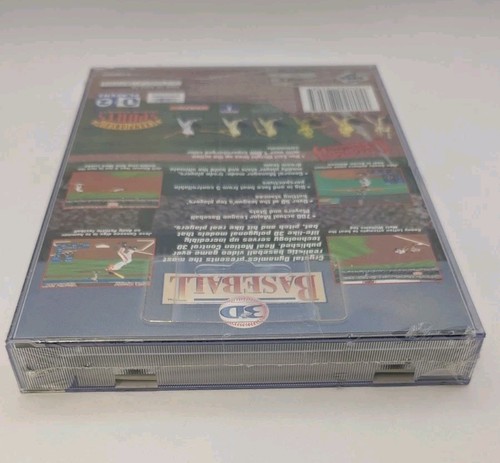 FACTORY SEALED 3D Baseball Sega Saturn 1996 New Small Tears (See Pics) - Picture 6 of 9