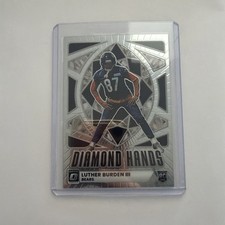 2025 Panini Donruss Optic - Luther Burden III #5 Diamond Hands (RC) Bears