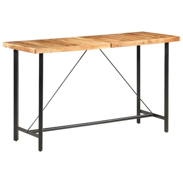Bartisch 180X70X107 Cm Massivholz Akazie-image