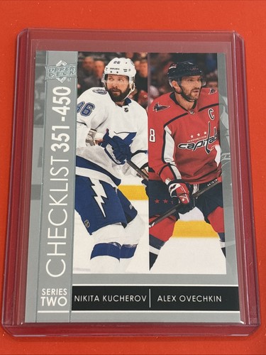 Nikita Kucherov, Alex Ovechkin #450 2021 Upper Deck card