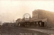 Bardolph IL Illinois Main Street View RPPC Photo Postcard COPY