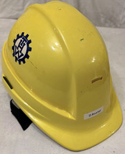 HELM SCHUTZHELM KOPFSCHUTZ GRUBENHELM BAUHELM INDUSTRIEHELM GELB THW BUND ALT