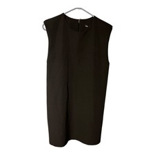 Zara Black Sleeveless Shift Mini Dress