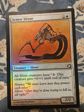 Armor Sliver FOIL - MP - Premium Deck Series: Slivers - MTG Magic