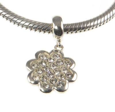Chamilia 925 silver crystal DELICATE DOILIES MUM charm bead