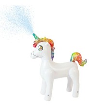 PoolCandy Inflatable Unicorn Sprinkler Over 3 Feet Tall, Simple Set Up New 