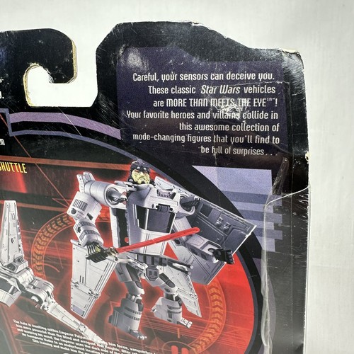 Star Wars Transformers Crossover EMPEROR PALPATINE Navetta Imperiale - Usura scatola - Foto 10 di 16