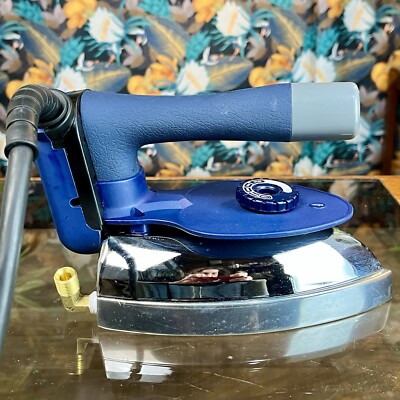 SILVER STAR SE-2000 INDUSTRIAL STEAM IRON Boxed 120V 1000W 3 Metre Teflon Hose