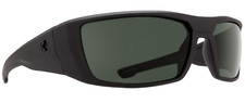 NEW Spy Dirk Sunglasses-SOSI ANSI RX Matte Black-Happy Gray Green Lens