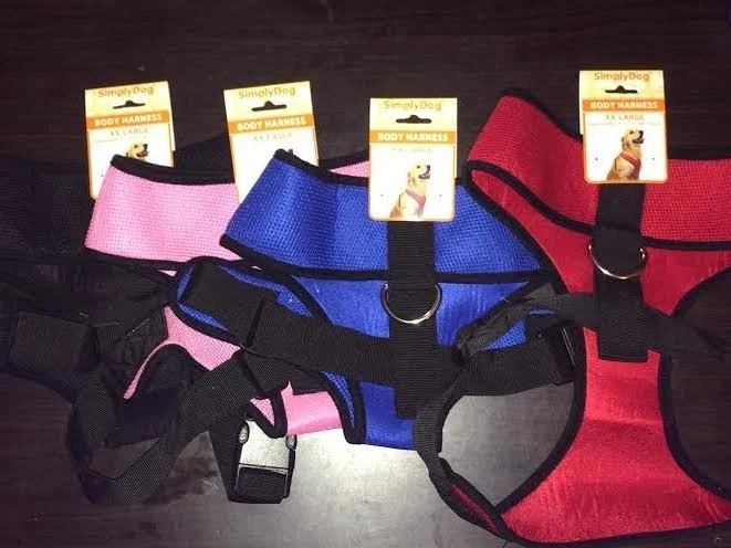 SimplyDog XXL SOFT Mesh Dog Harness Green, Purple, Red, Pink, Orange Large Dogs - Image 4 of 4