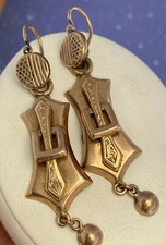 ORECCHINI originali earrings antiques  ANTICHI GOLD ORO 6/7KT fine 800 