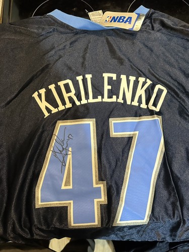 KIRILENKO Auto Autographed NBA Jersey Utah Jazz Basketball Signed Ak47 Andrei - Picture 3 of 24