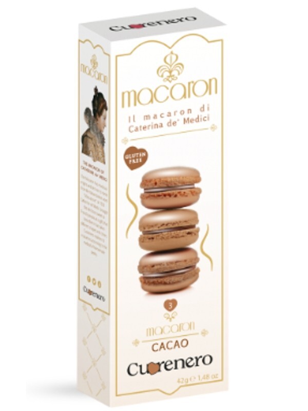 ASTUCCIO MACARON AL GUSTO CACAO 3 PZ