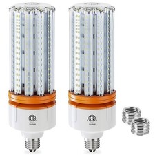 1000W Equivalent LED Corn Light Bulbs, 15000 Lumen, 2 Pack 100W 5000K Dayligh...