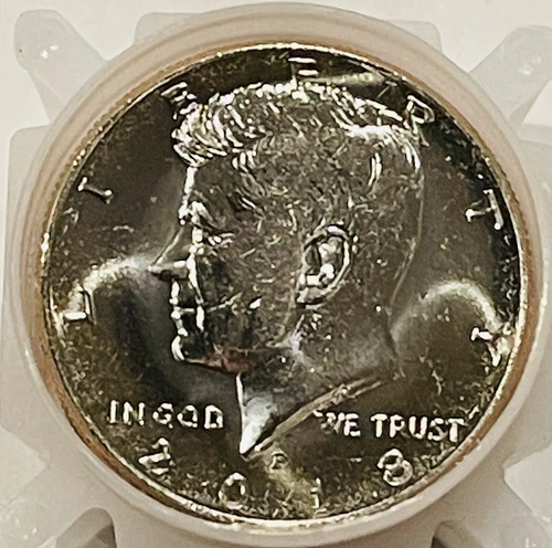 2018-P KENNEDY HALF DOLLAR (ONE) FROM MINT BAG BU UNCIRCULATED UNGRADED