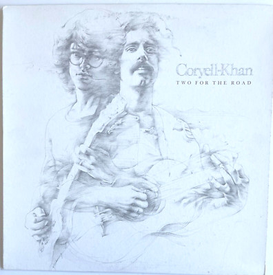 LARRY CORYELL ~ STEVE KHAN  ''TWO FOR THE ROAD'' ARISTA 1977 LIVE JAZZ VINYL LP VG