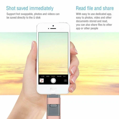 4in1 USB 3.0 Memory Stick Flash Drive for iPhone/Android OTG Pendrive Type C US - Picture 4 of 13