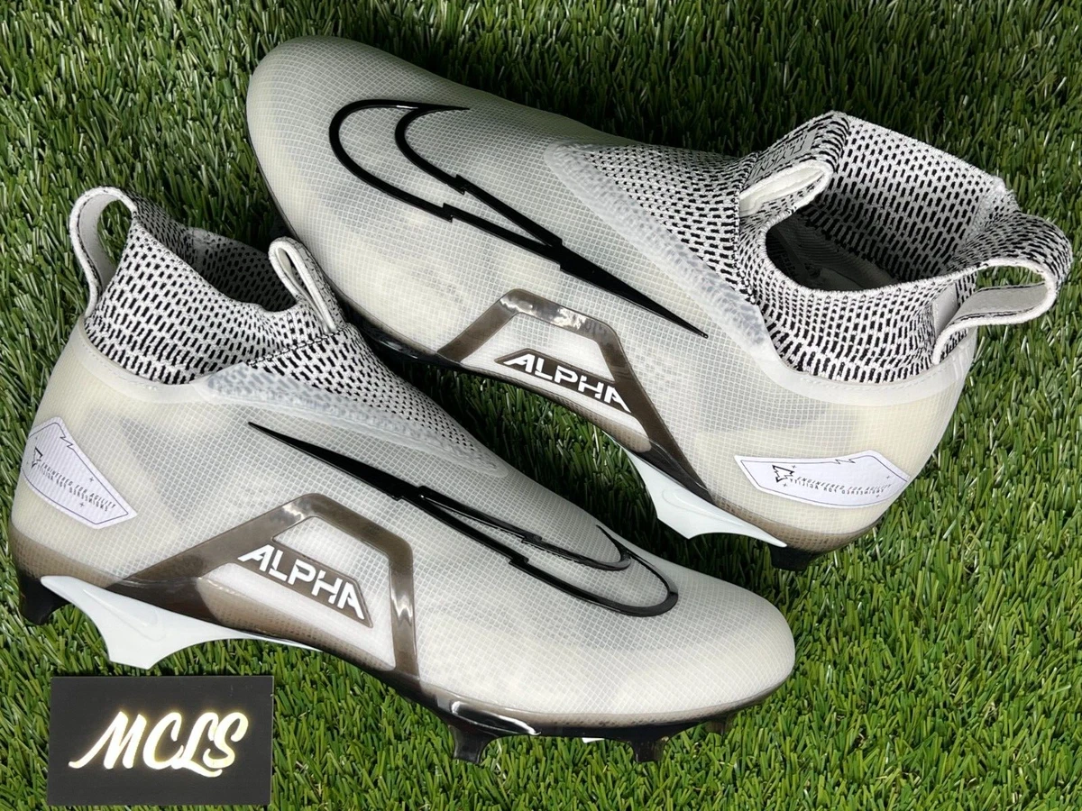 Nike Alpha Menace Elite 3 Football Cleats White/Black DH1350  display picture 1