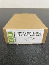 ICO Bath V5014 Volkano Fire Mounted Euro Toilet Paper Holder - Brushed Nickel