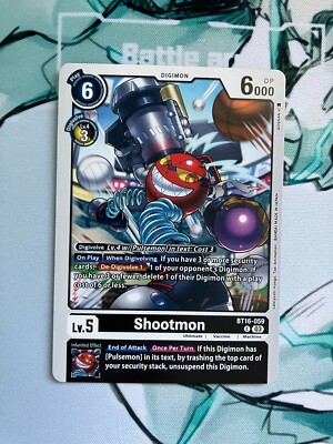 Shootmon BT16-059 C Digimon CCG | Beginning Observer NM
