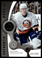 2005-06 SP Game Used Petteri Nokelainen Rookie 356/999 New York Islanders #153