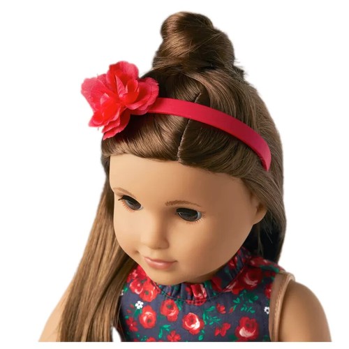 American Girl 18" Full Size Doll Outfit Dress Wrapped in Roses Party Janie Jack - Picture 6 of 8