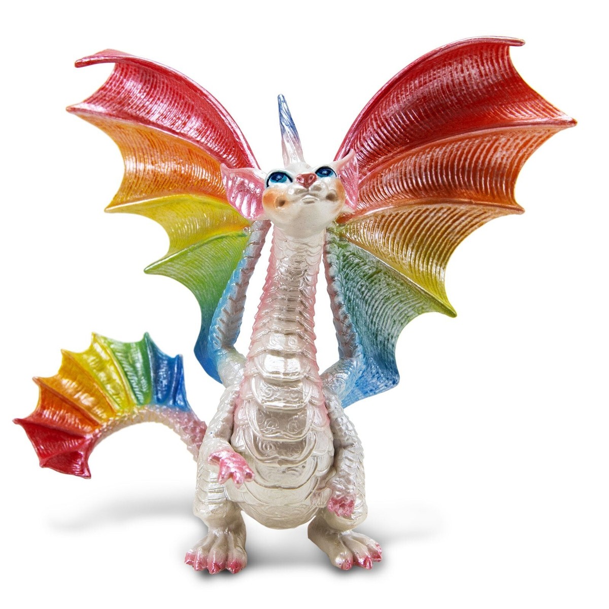 Fairy Rainbow Dragon Figure Safari Ltd Draco Toy Fantasy Cute