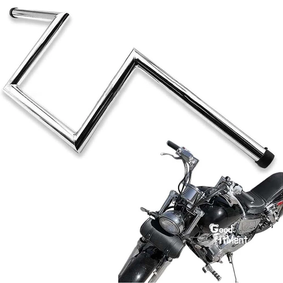 For Ducati ST2 ST3 ST4 ST4S 8" Rise Motorcycle 1'' Handlebars Z Bar Drag Bars Foto 3 de 4