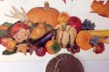 THANKSGIVING Design Line Stickers(19pc)2"x12"Fall•Harvest Leaves•Pumpkin•Autum