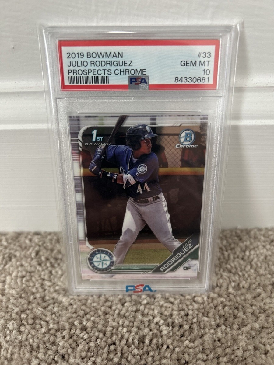 2019 Bowman Prospects Chrome Julio Rodriguez PSA 10 | eBay 2019 Bowman Prospects Chrome Julio Rodriguez PSA 10 | eBay