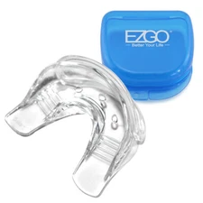EZGO Dental Grade Silicone Teeth Whitening Tray Mouth Guard with Blue case