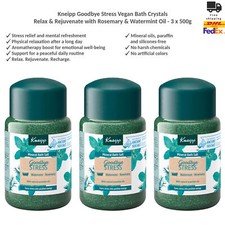 Kneipp Goodbye Stress Bath Crystals Relax  Rejuvenate with Aromatherapy 3x500g